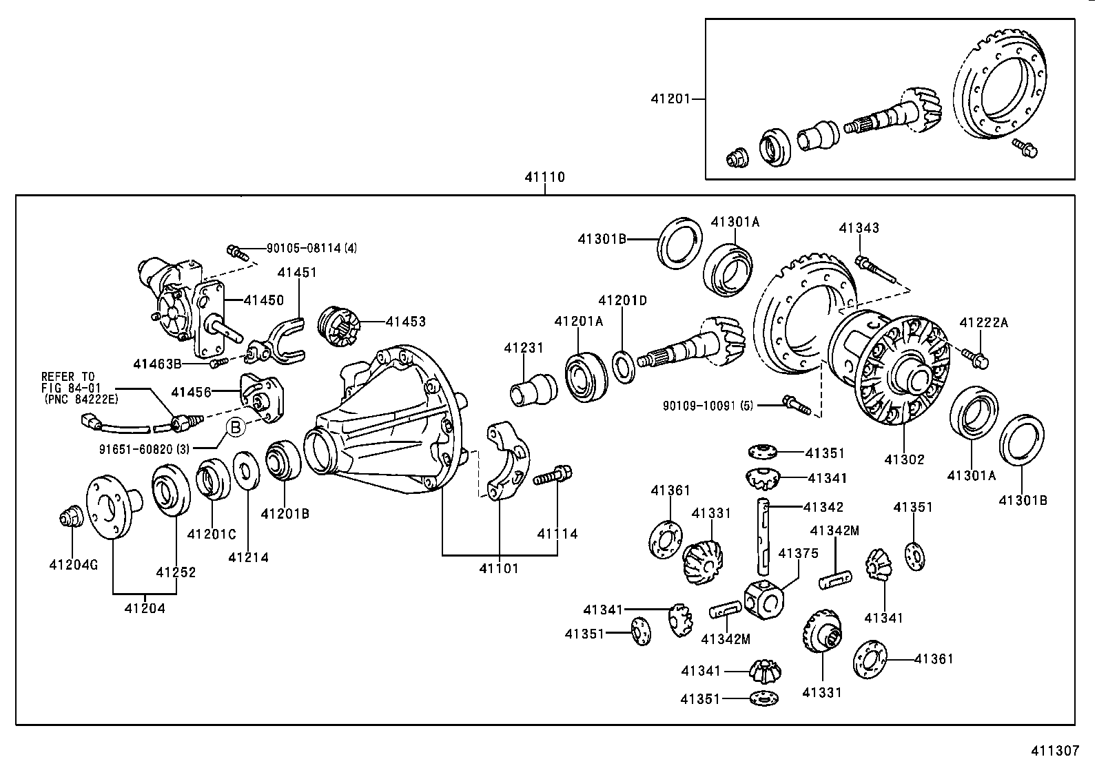 Rear Axle Housing Differential