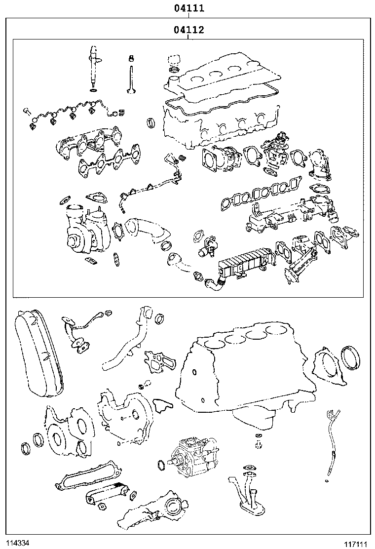 Engine Overhaul Gasket Kit