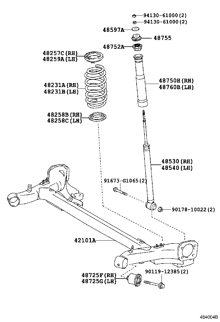 Rear Spring & Shock Absorber