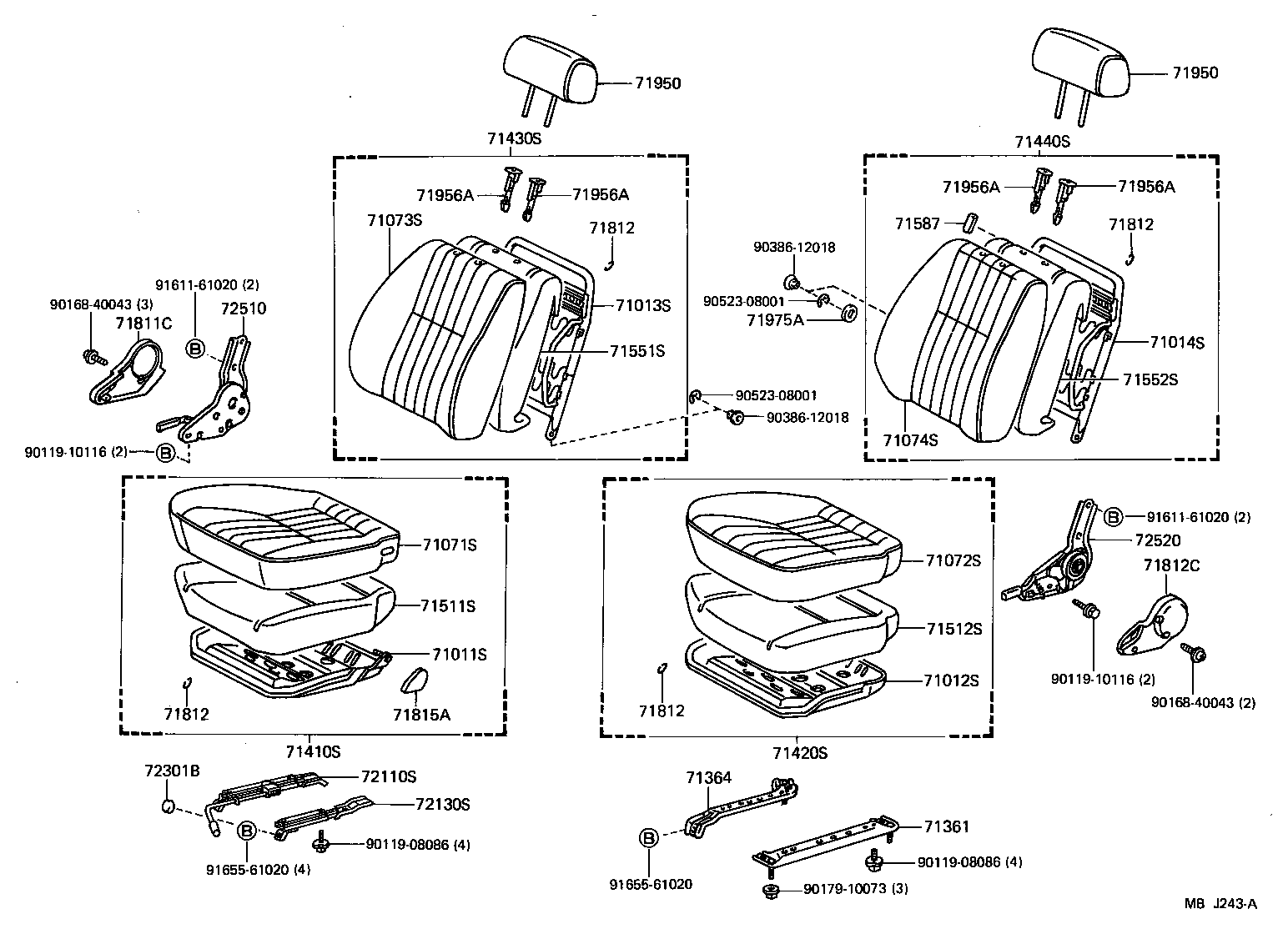 Seat & Seat Track