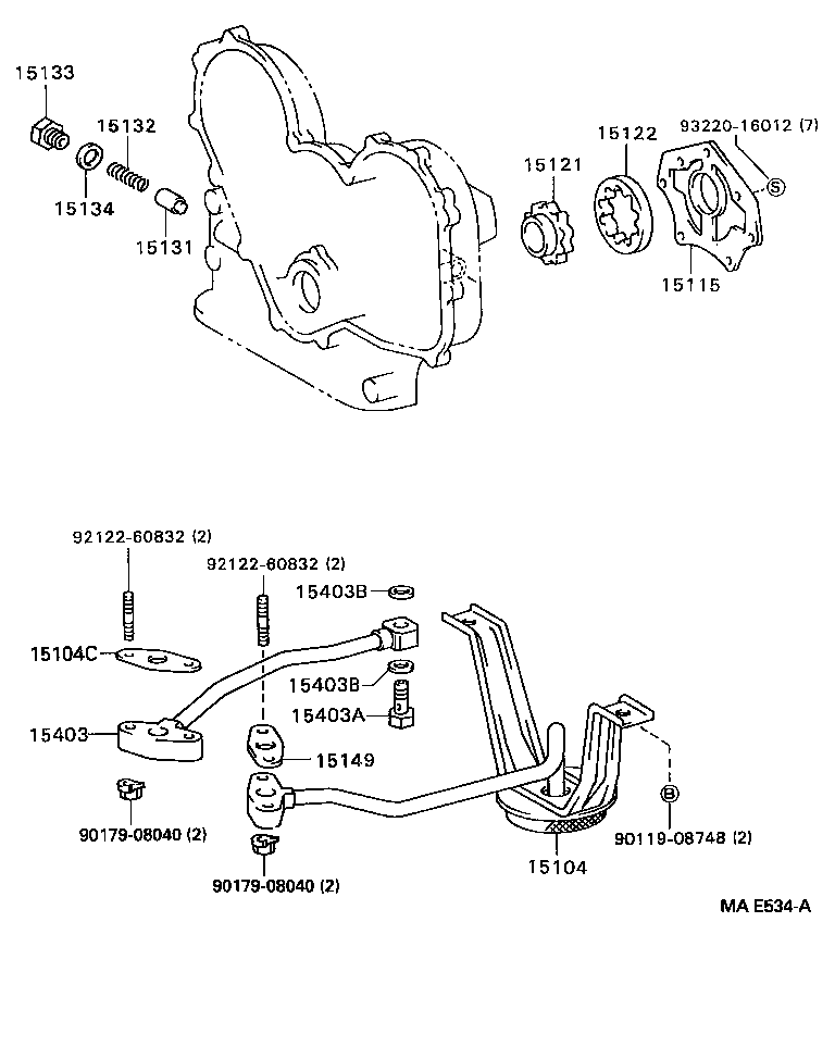 Bomba de aceite del motor