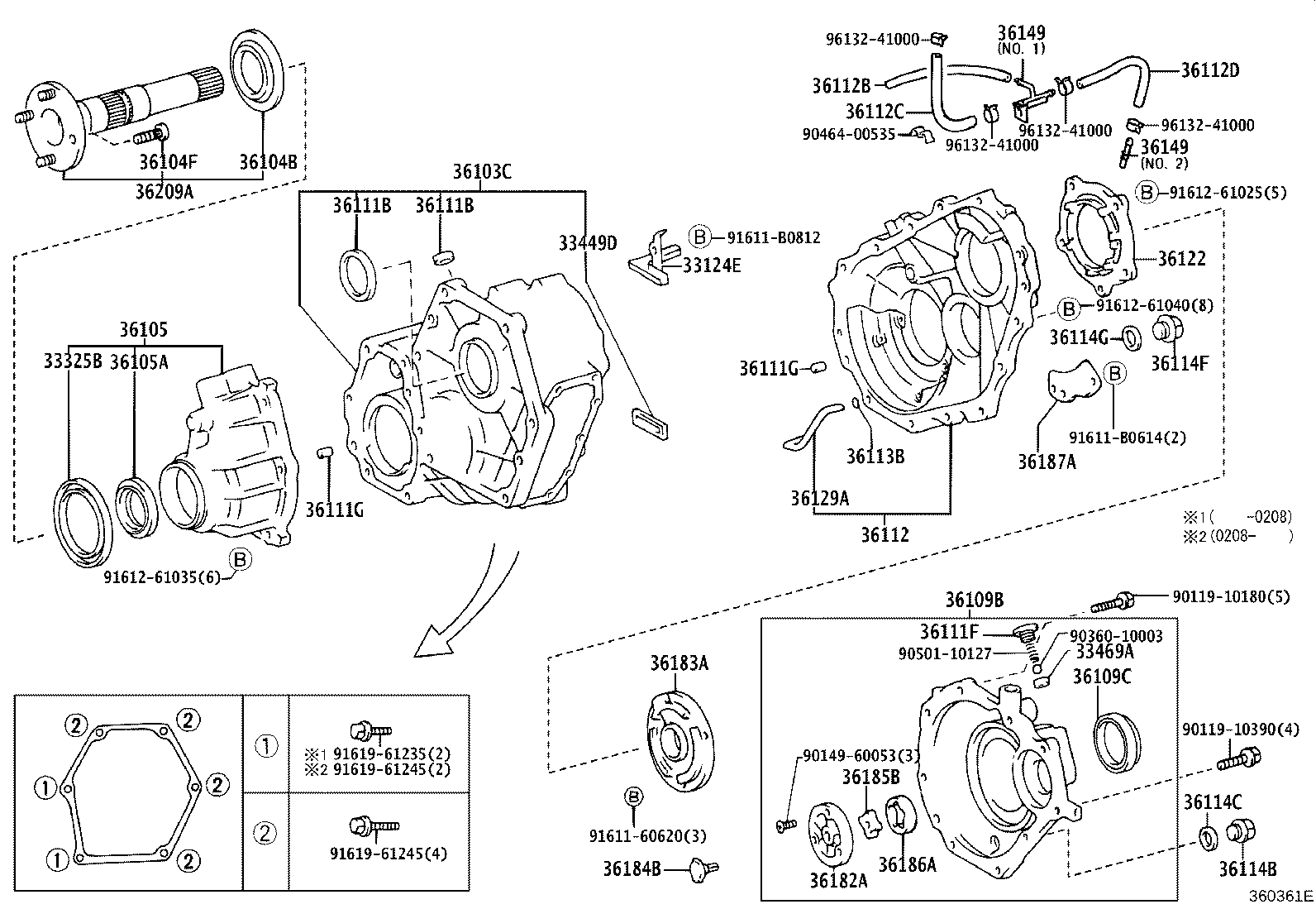 Transfer Case & Extension Housing