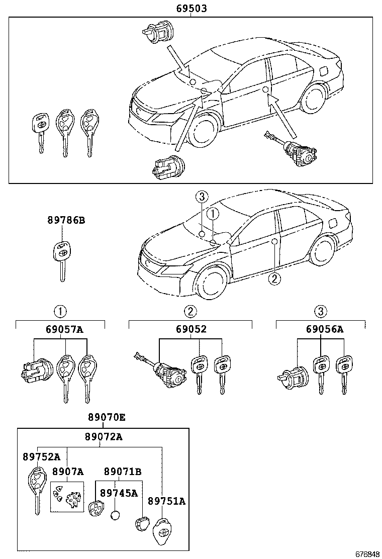 Lock Cylinder Set