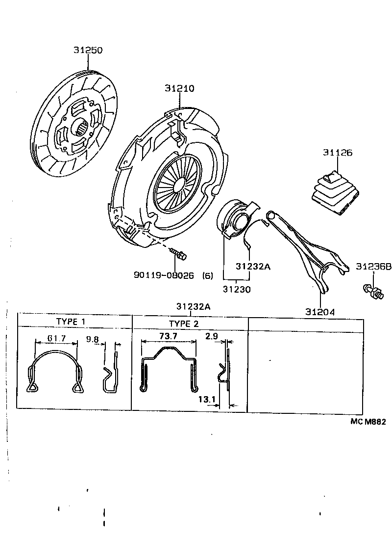 Clutch & Release Fork
