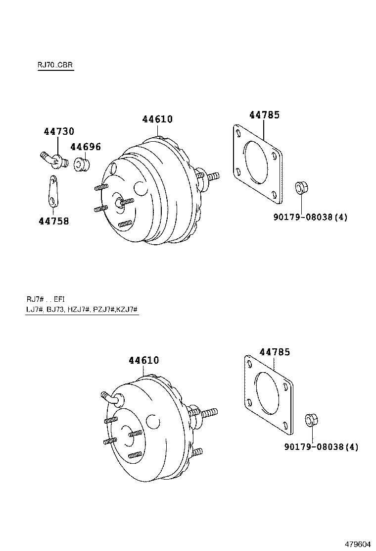 Brake Booster & Vacuum Tube