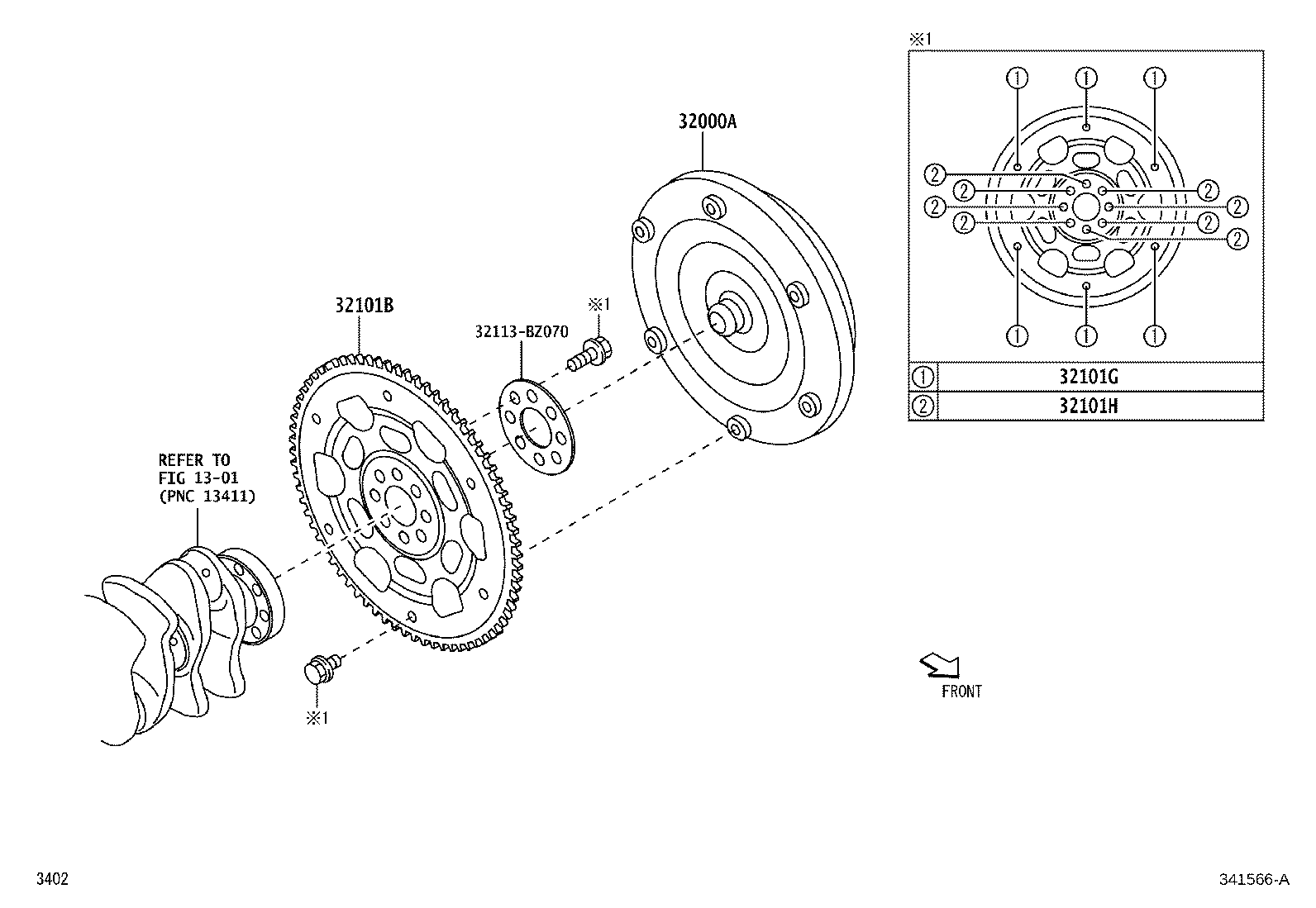 Torque Converter Front Oil Pump