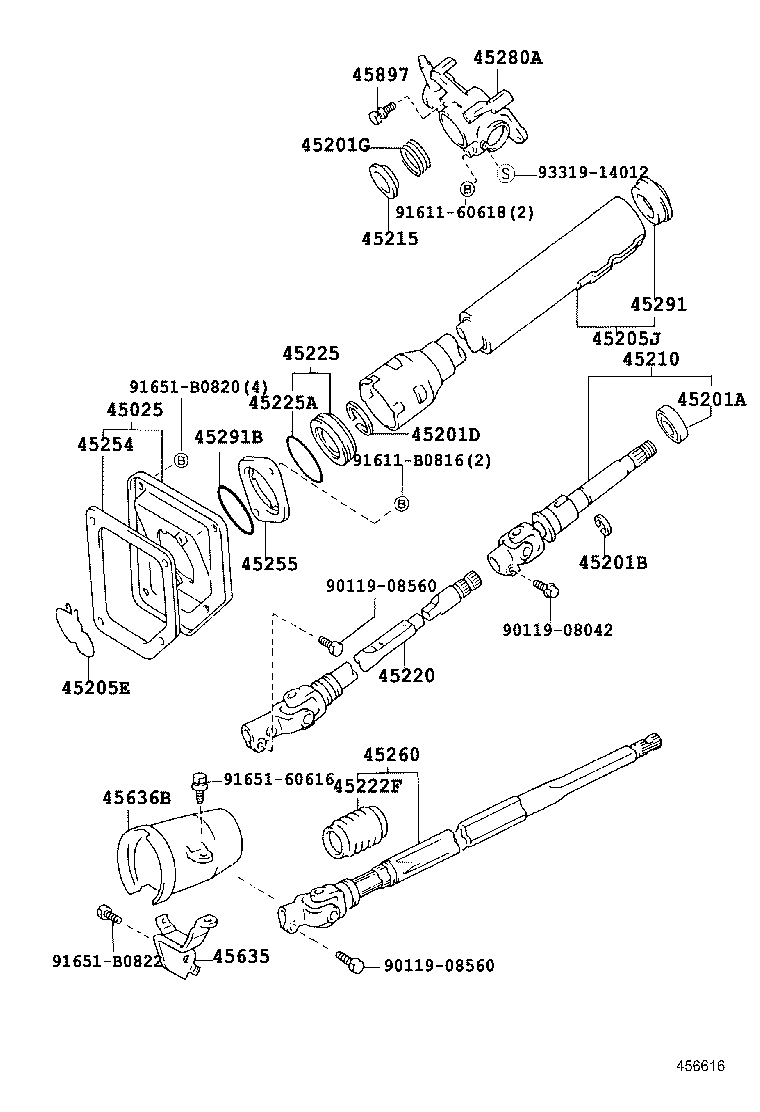 Steering Column & Shaft