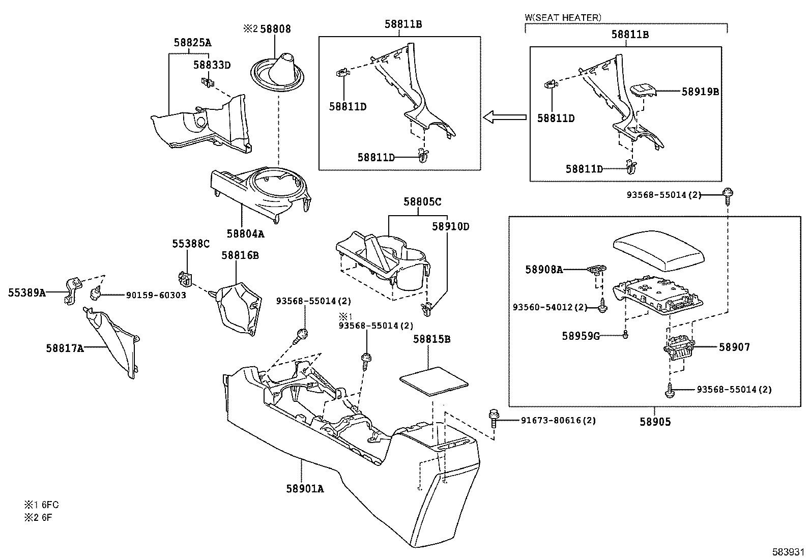 Console Box & Bracket