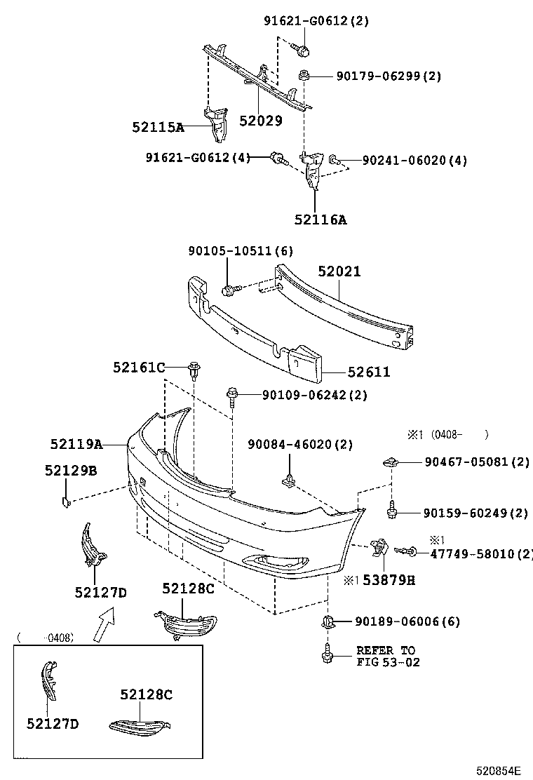 Front Bumper Bumper Stay