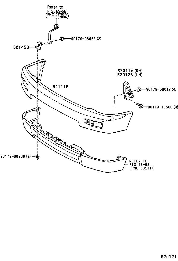 Front Bumper Bumper Stay