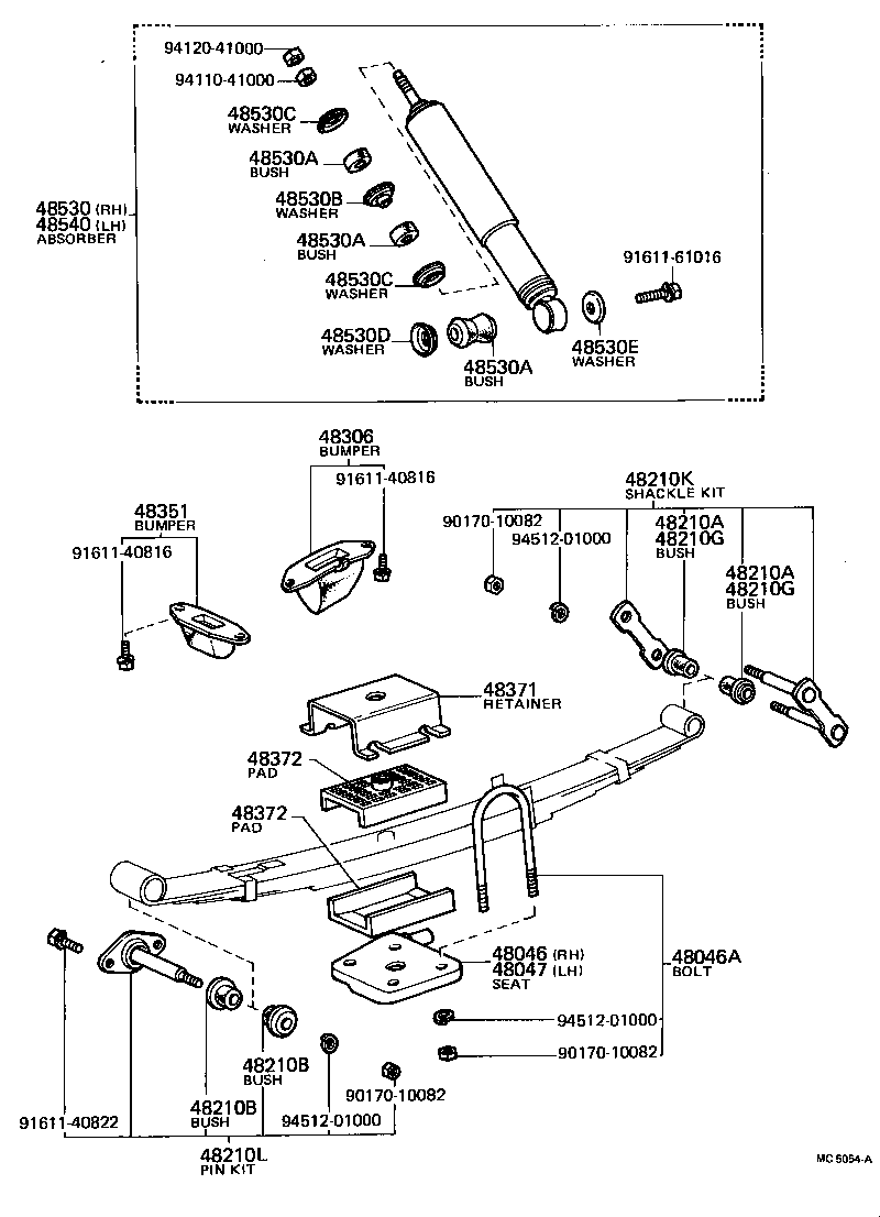 Rear Spring & Shock Absorber