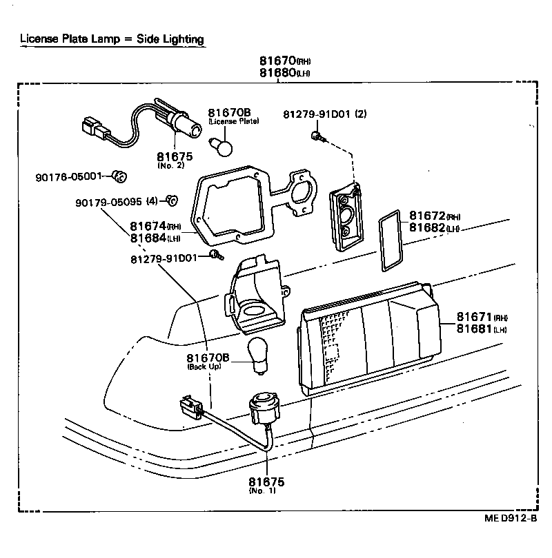 Lámpara de respaldo