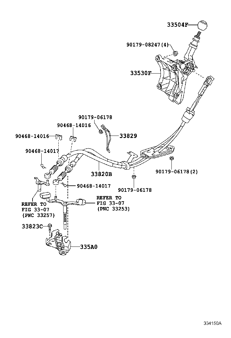 Shift Lever & Retainer