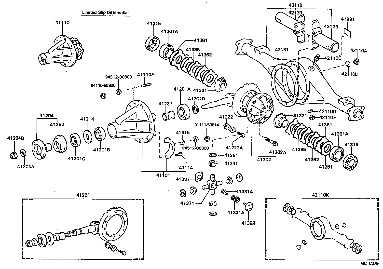 Rear Axle Housing Differential