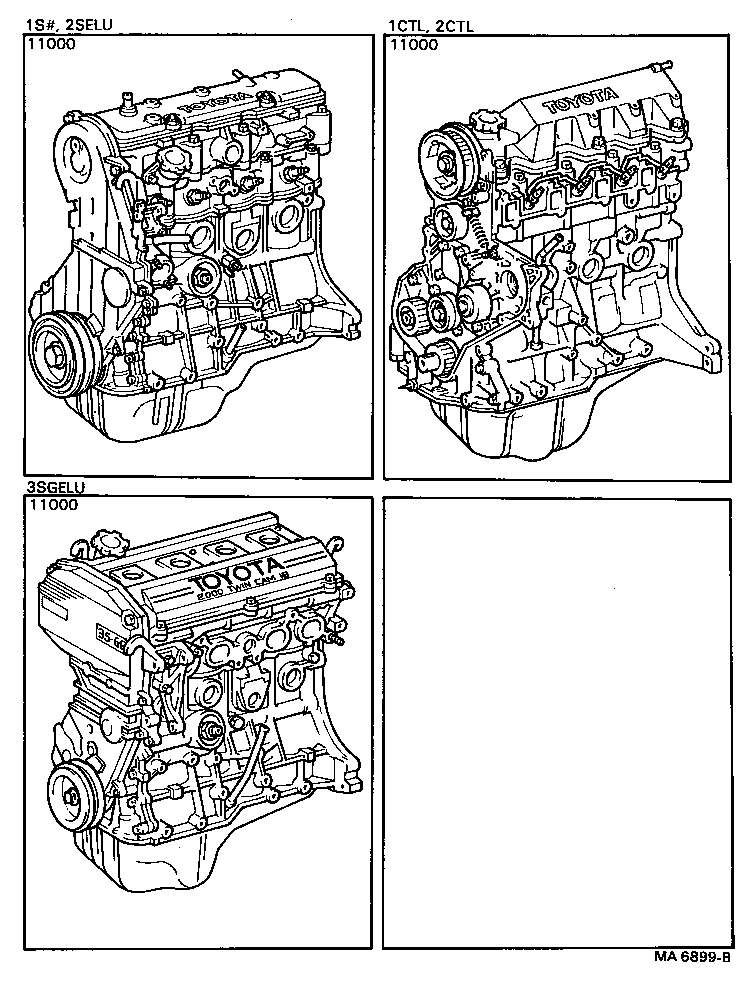 Conjunto parcial del motor