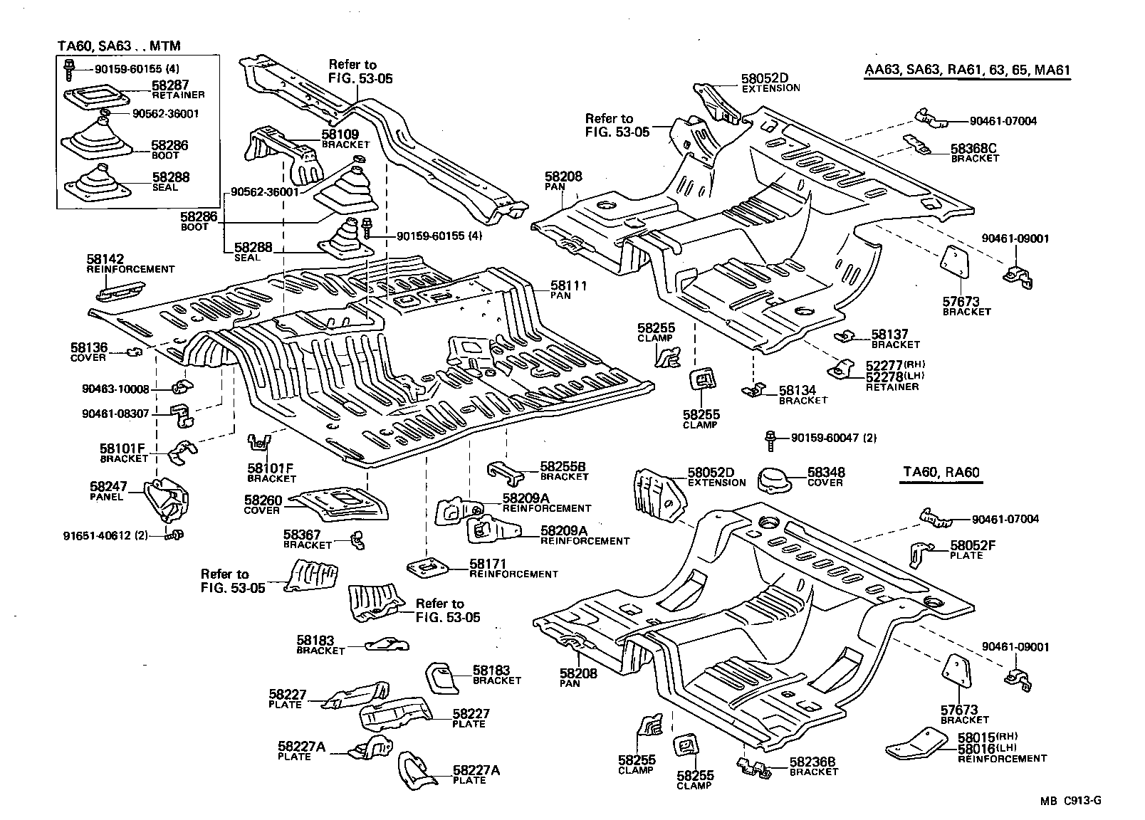 Floor Pan & Lower Back Panel