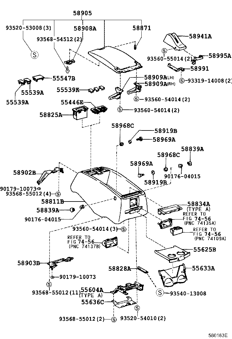 Console Box & Bracket