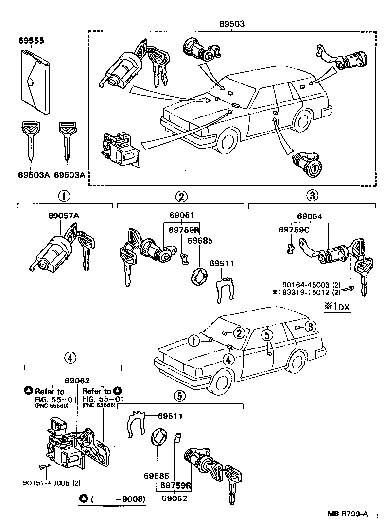 Lock Cylinder Set