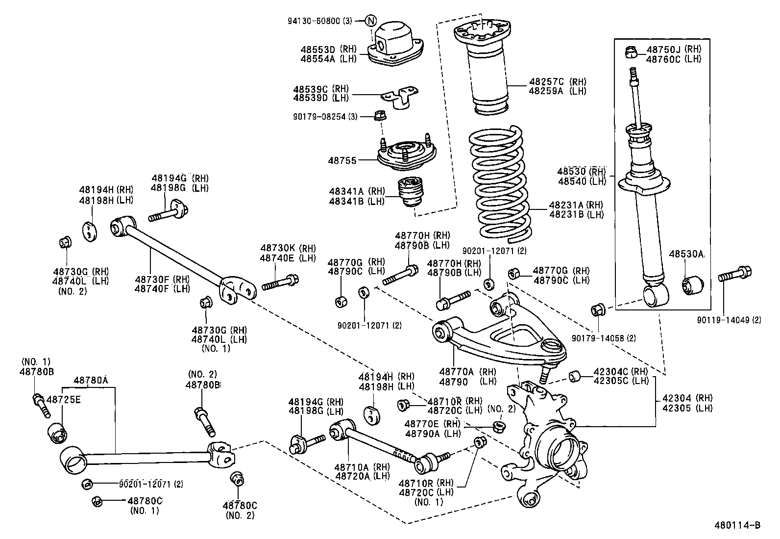 Rear Spring & Shock Absorber