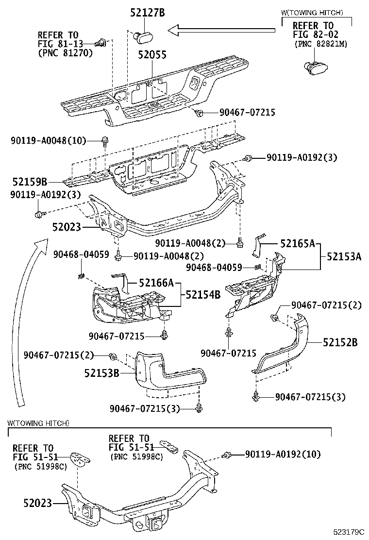 Rear Bumper & Bumper Stay