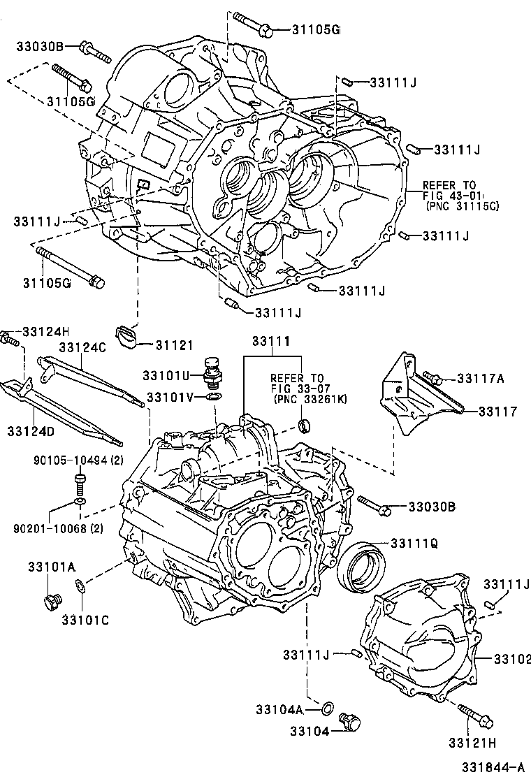Clutch Housing + Transmission Case