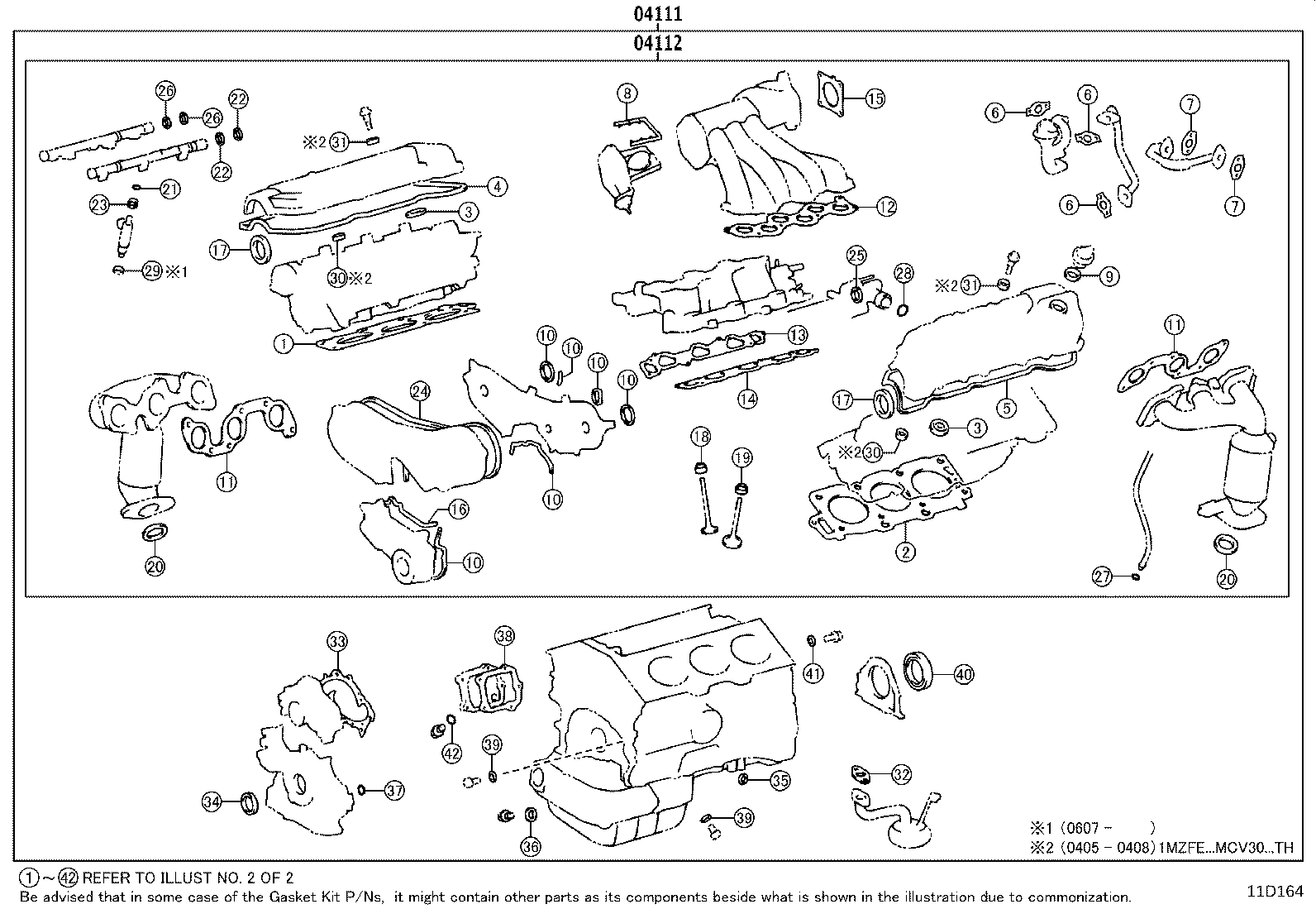 Engine Overhaul Gasket Kit