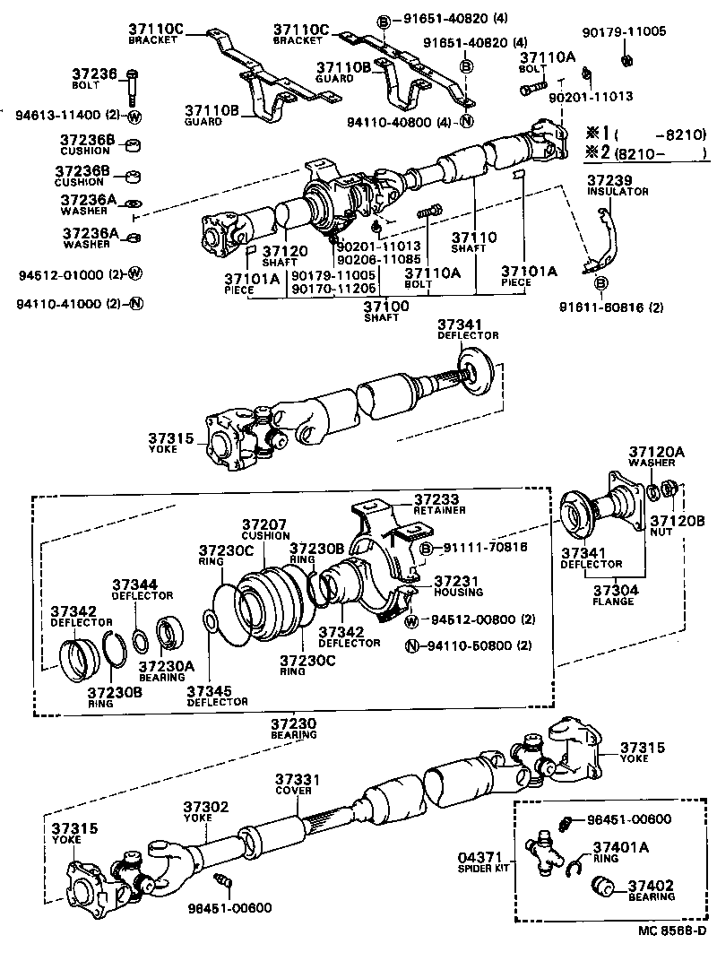 Propeller Shaft & Universal Joint