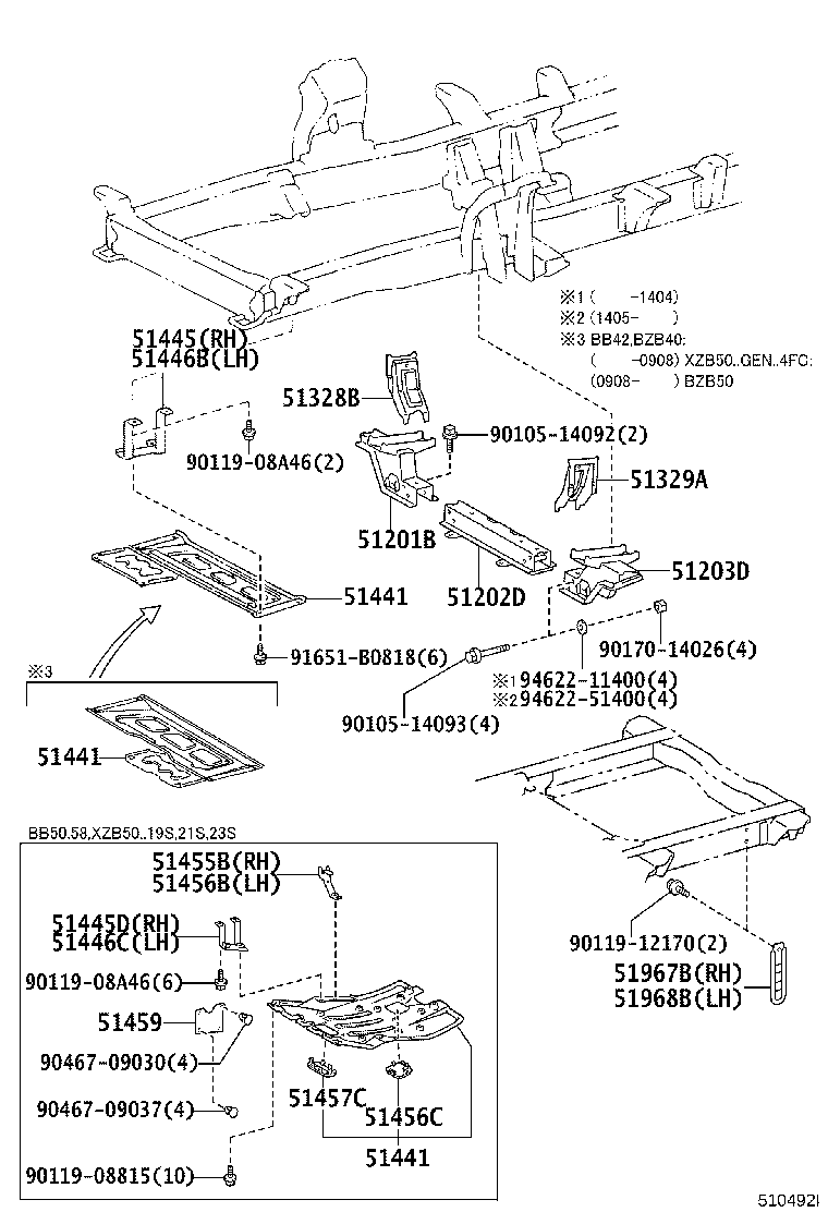 Suspension Crossmember & Under Cover