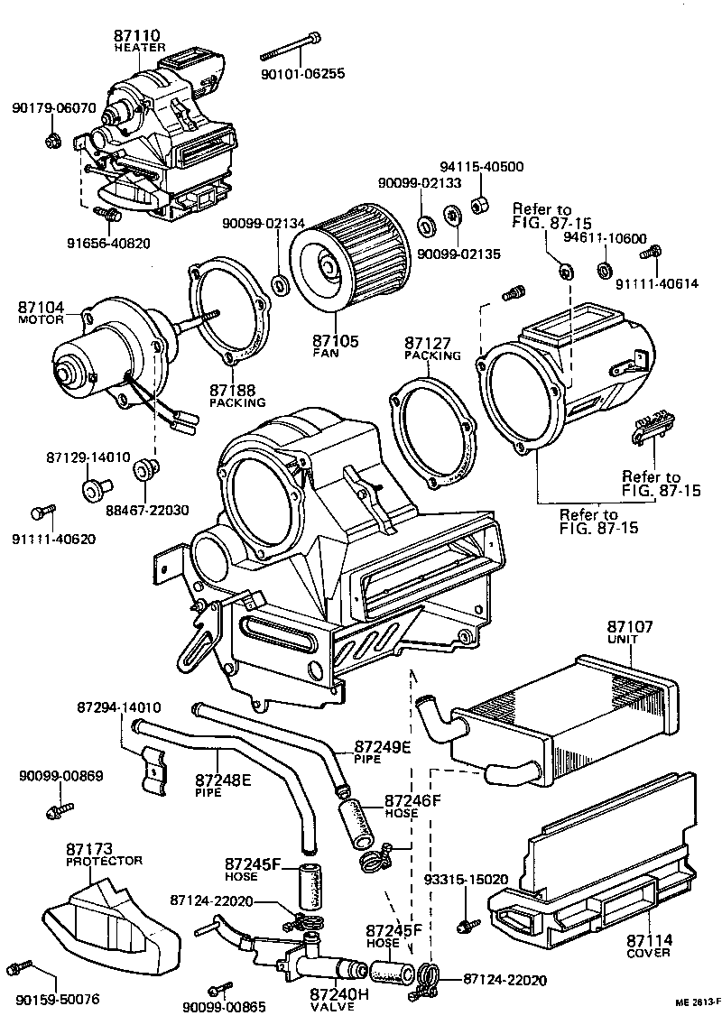 Heating Air Conditioning Heater Unit Blower