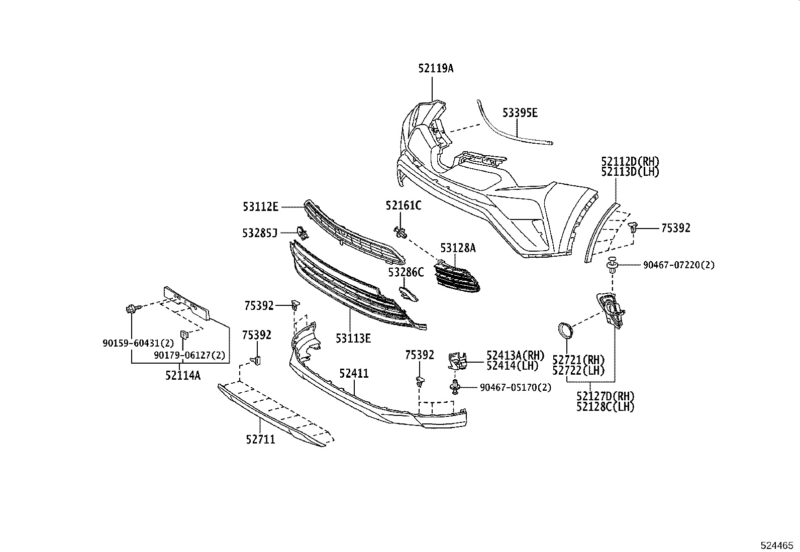 Front Bumper Bumper Stay