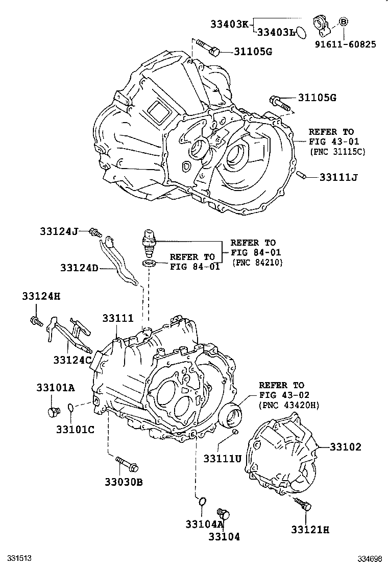 Clutch Housing + Transmission Case