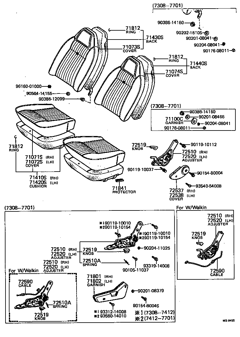 Front Seat & Seat Track