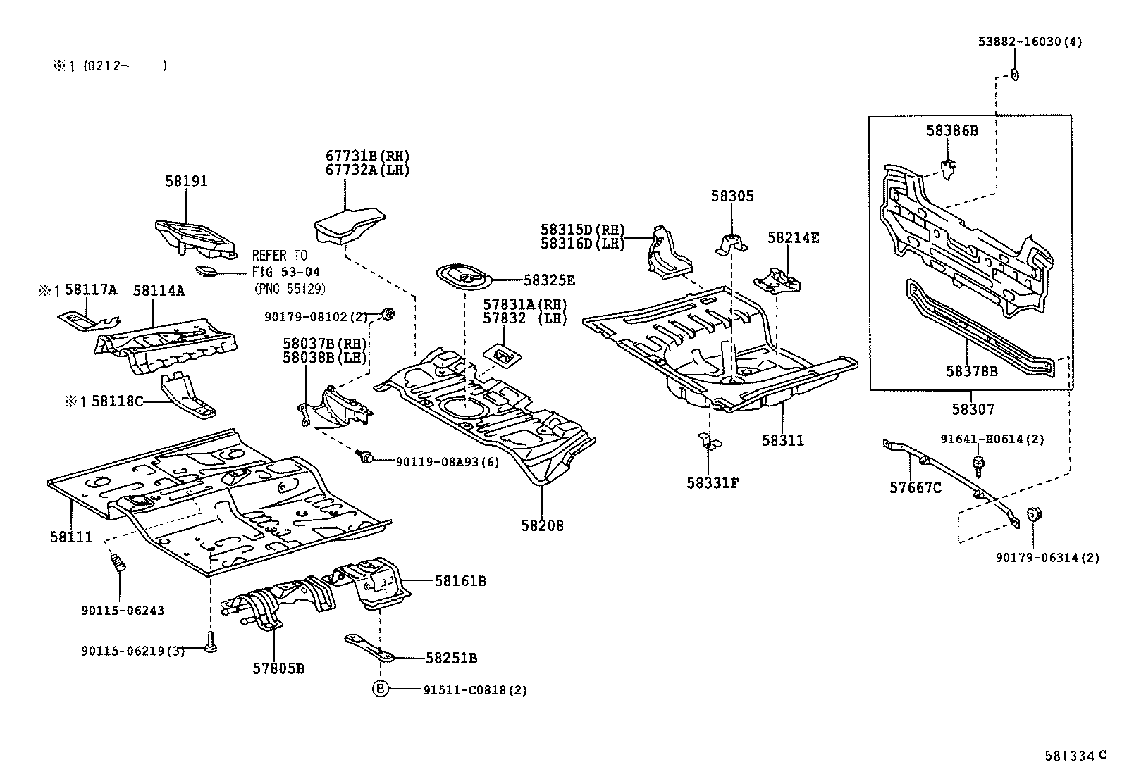 Floor Pan & Lower Back Panel