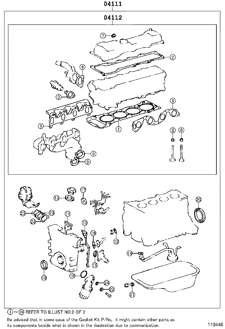 Engine Overhaul Gasket Kit