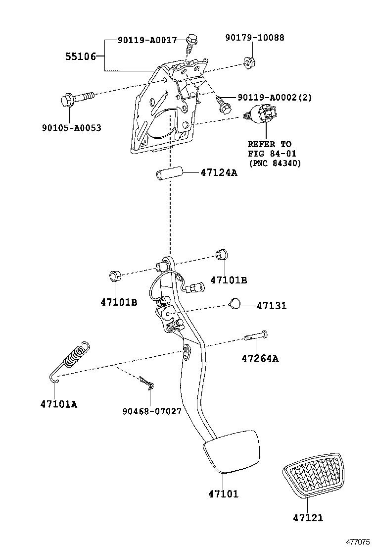 Brake Pedal & Bracket