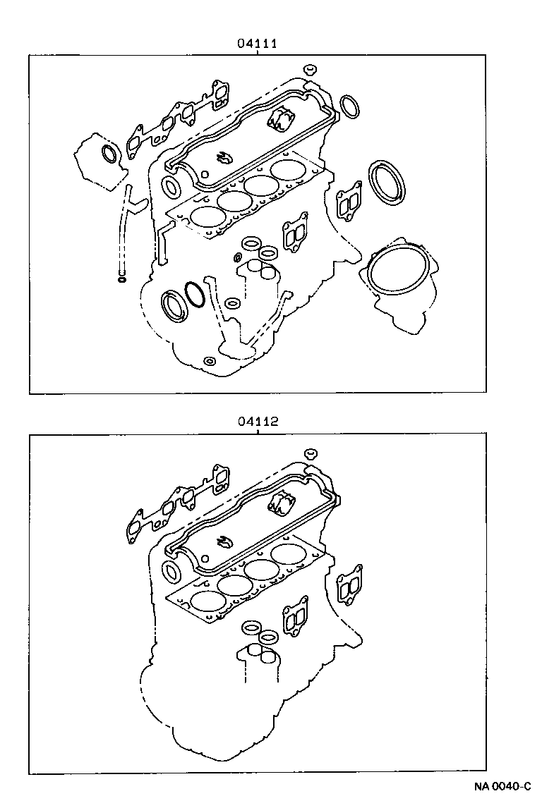 Engine Overhaul Gasket Kit