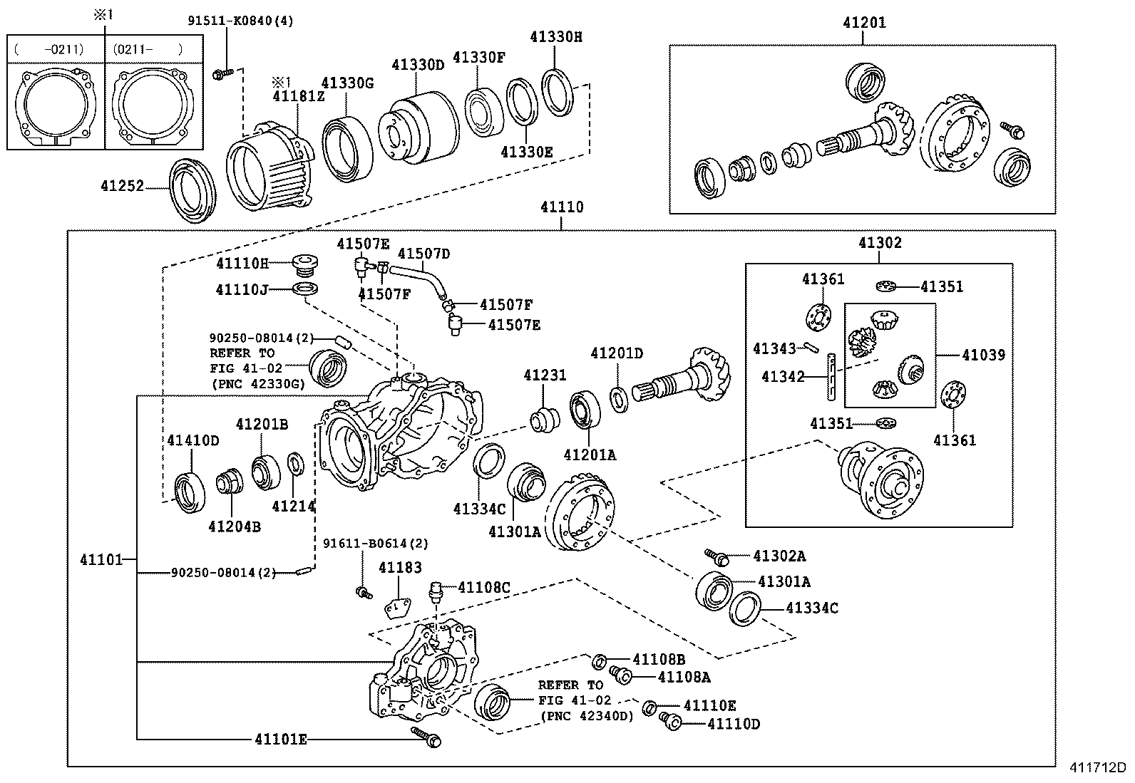 Rear Axle Housing Differential