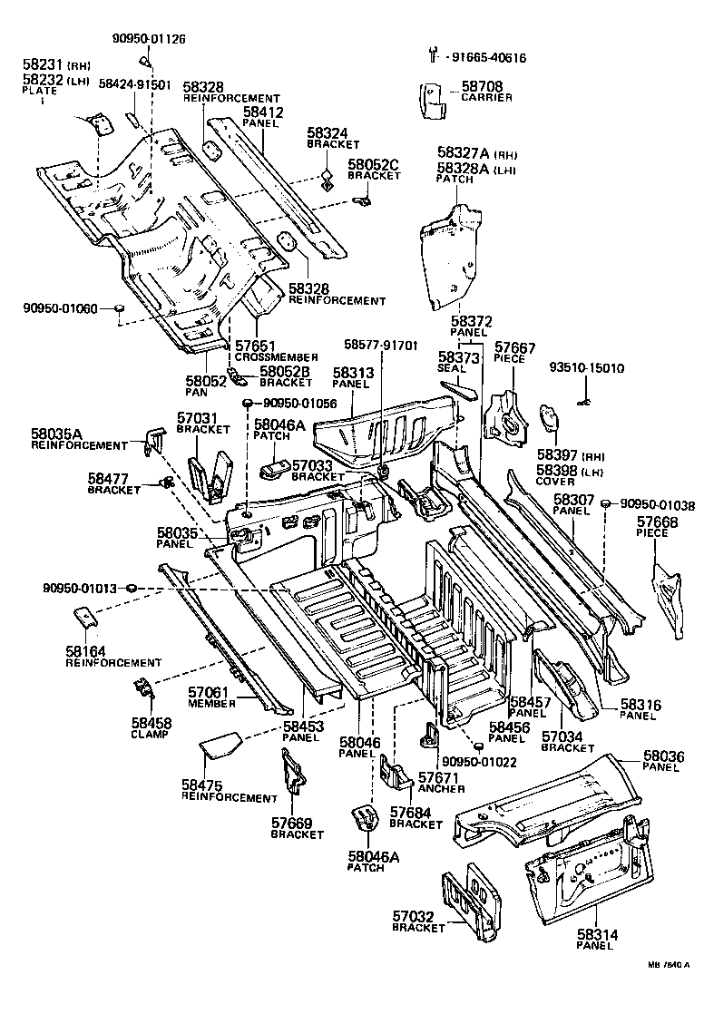 Floor Pan & Lower Back Panel