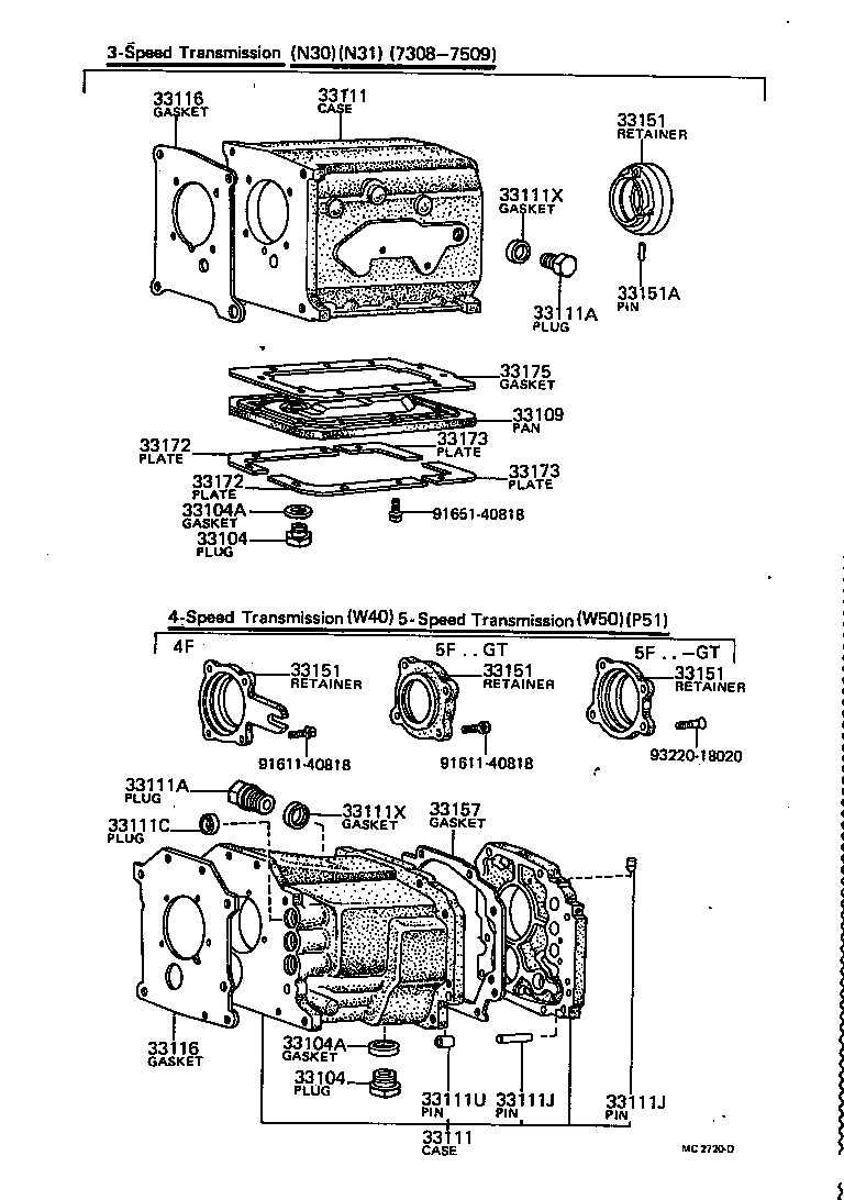 Clutch Housing + Transmission Case