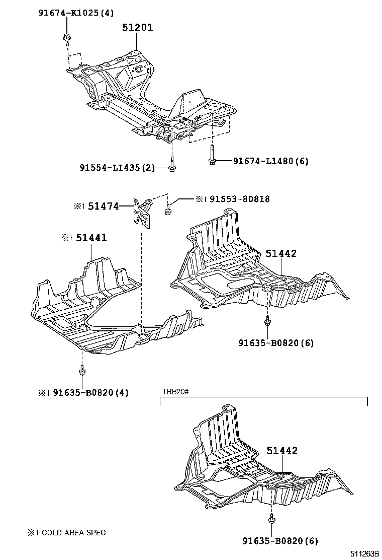 Suspension Crossmember & Under Cover