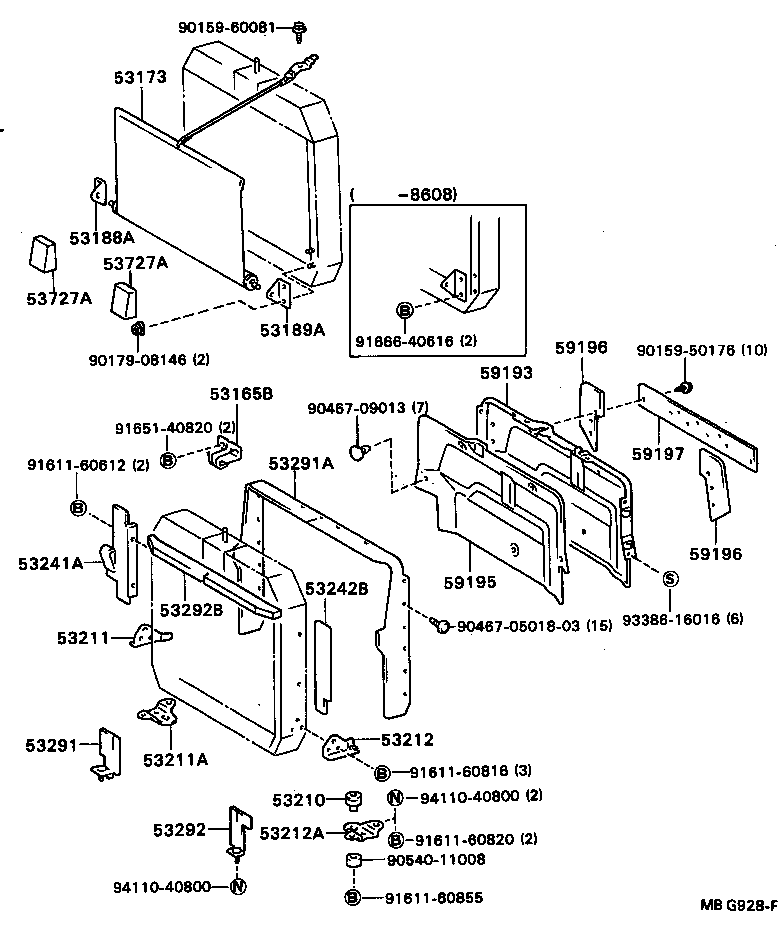 Radiator Support Wind Guide