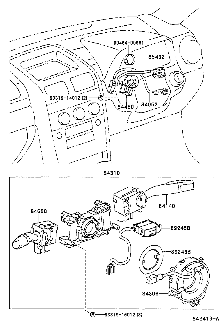 Interruptor y relé y computadora