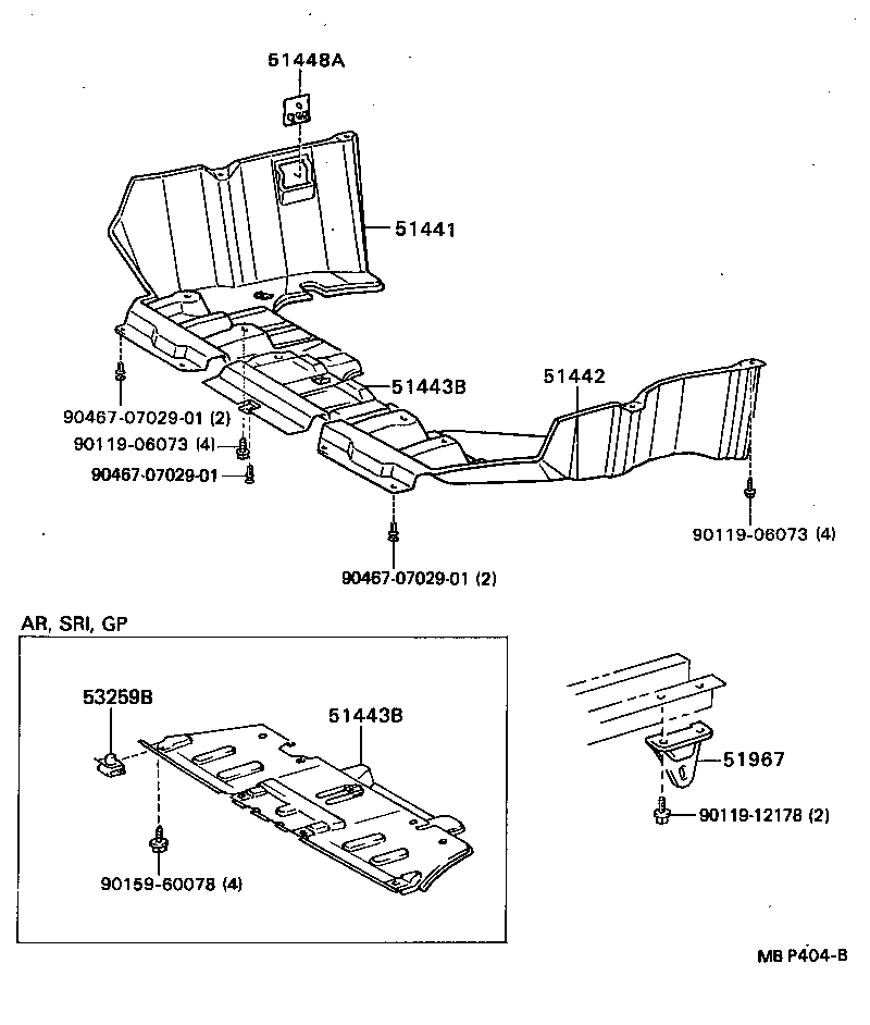 Suspension Crossmember & Under Cover