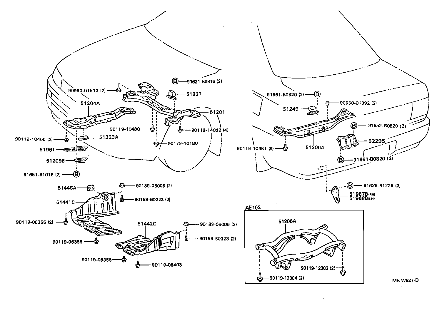 Suspension Crossmember & Under Cover