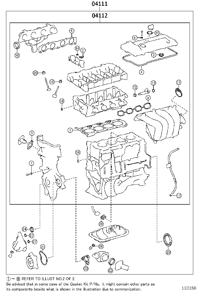 Engine Overhaul Gasket Kit