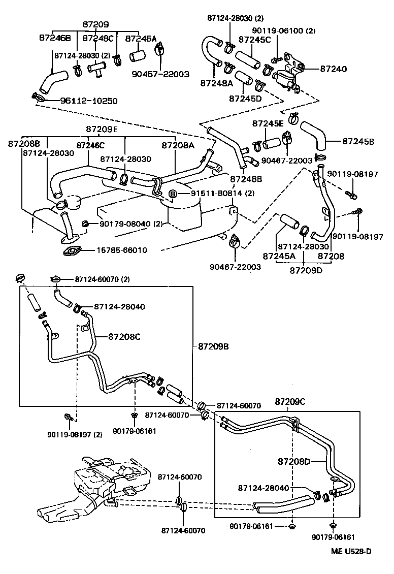 Tuberías de agua para calefacción y aire acondicionado