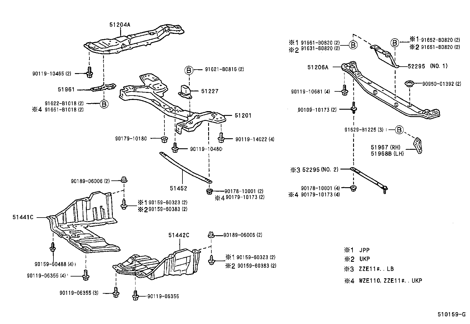 Suspension Crossmember & Under Cover