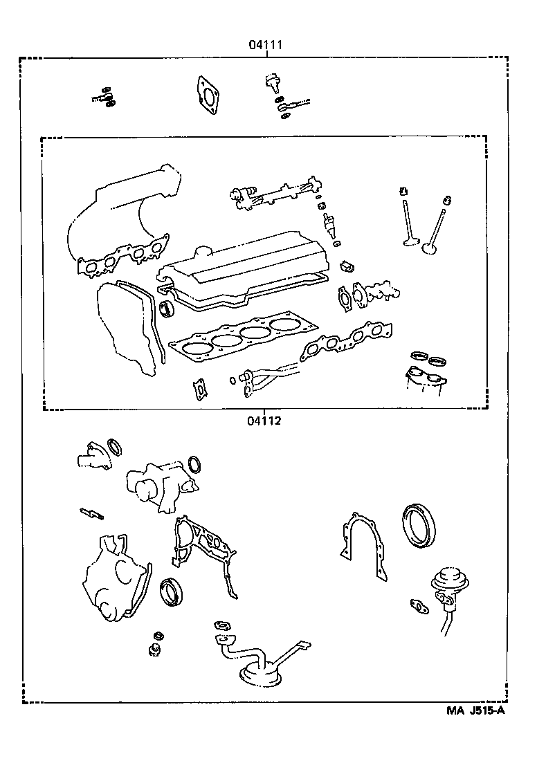 Engine Overhaul Gasket Kit