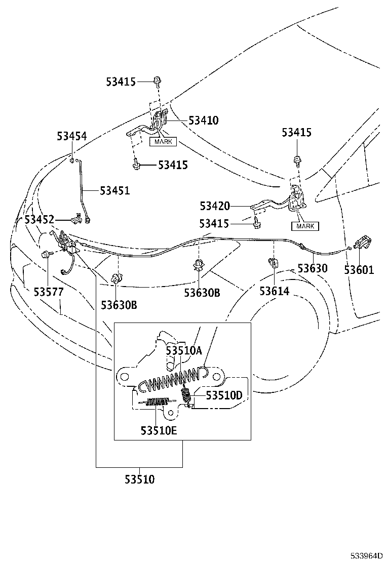 Hood Lock & Hinge