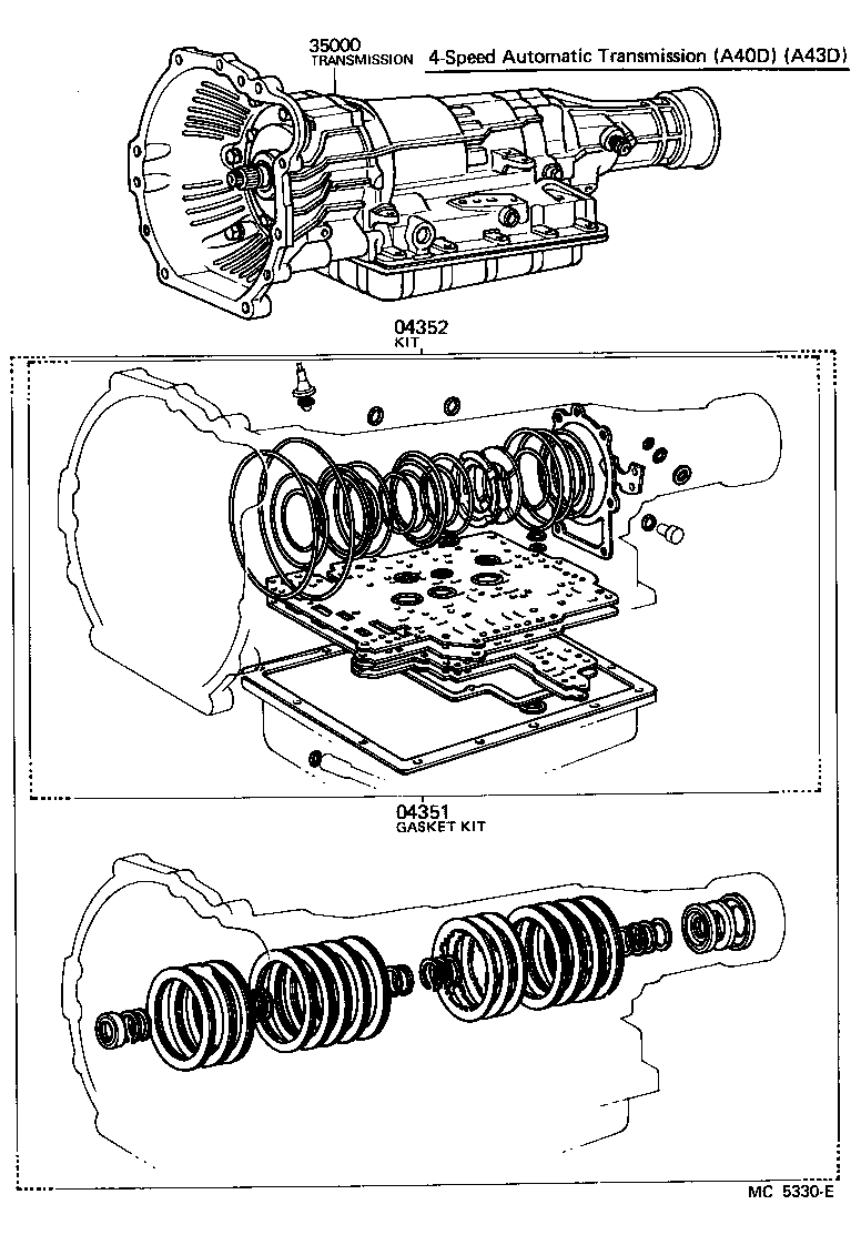 Transaxle Or Transmission Assy & Gasket Kit